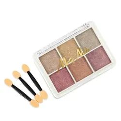 Mirror Powder Pigmenter 6 stk, Molly Nails